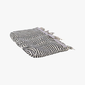 Pre-owned Gucci Vintage Glass Beaded Shimmering wavy pattern Florence Glass beads on satin 001432 handbag | stylenewstar