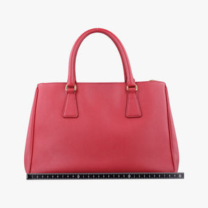 Pre-owned Prada Galleria Red SAFFIANO Leather BN1786 shoulderbag | stylenewstar