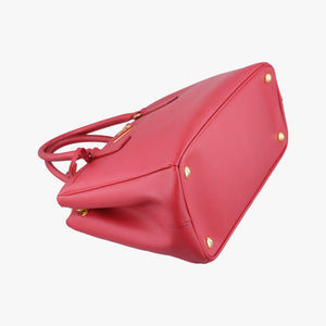 Pre-owned Prada Galleria Red SAFFIANO Leather BN1786 shoulderbag | stylenewstar