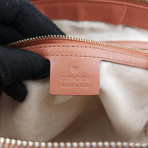Secondhand Gucci Vintage Web Beige×red×orange Canvas×Leather 257341 handbag | stylenewstar