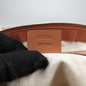 Secondhand Gucci Vintage Web Beige×red×orange Canvas×Leather 257341 handbag | stylenewstar