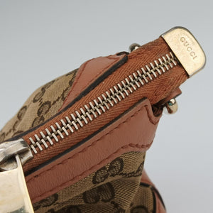 Secondhand Gucci Vintage Web Beige×red×orange Canvas×Leather 257341 handbag | stylenewstar