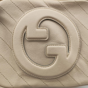 Pre-owned Gucci Blondie Beige Leather 742360 shoulderbag | stylenewstar