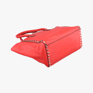 Secondhand Valentino Rockstud Red Leather shoulderbag | stylenewstar
