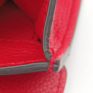 Vintage Celine Luggage Mini Shopper Red Leather handbag | stylenewstar