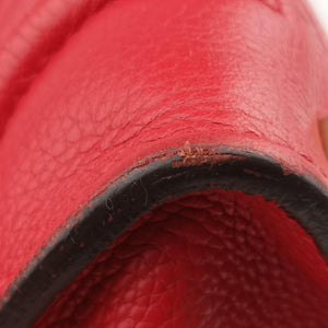 Vintage Celine Luggage Mini Shopper Red Leather handbag | stylenewstar