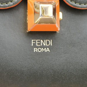 Vintage Fendi KAN I Green Leather 8BT283 shoulderbag | stylenewstar