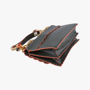 Vintage Fendi KAN I Green Leather 8BT283 shoulderbag | stylenewstar