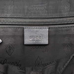 Pre-owned Gucci GG Imprime Messenger Navy PVC coated canvas 201448 shoulderbag | stylenewstar