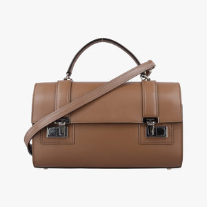 Pre-owned Moynat Cabotin Cognac Calfskin shoulderbag | stylenewstar