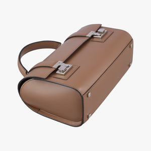 Pre-owned Moynat Cabotin Cognac Calfskin shoulderbag | stylenewstar
