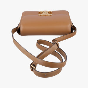 Pre-owned Celine Teen Triomphe Brown Leather 188423BF4 shoulderbag | stylenewstar
