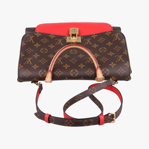 Secondhand Louis Vuitton MARIGNAN Brown×COQUELICOT Monogram Canvas×calf leather M44286 shoulderbag | stylenewstar