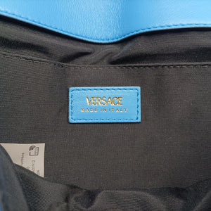 Vintage VERSACE Medusa Blue Leather shoulderbag | stylenewstar