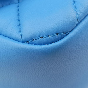 Vintage VERSACE Medusa Blue Leather shoulderbag | stylenewstar