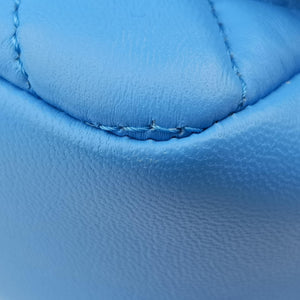 Vintage VERSACE Medusa Blue Leather shoulderbag | stylenewstar