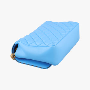 Vintage VERSACE Medusa Blue Leather shoulderbag | stylenewstar