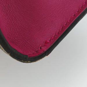 Pre-owned Gucci Padlock beige×red×pink PVC coated canvas×Leather 409487 shoulderbag | stylenewstar