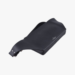 Pre-owned Valentino VLTN Print Black Leather bum bag/waist bag | stylenewstar