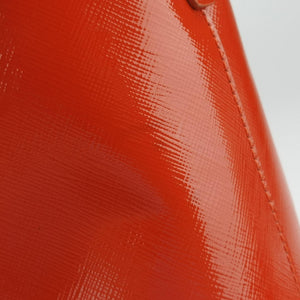 Pre-owned Prada Galleria Orange SAFFIANO Leather BN2316 shoulderbag | stylenewstar