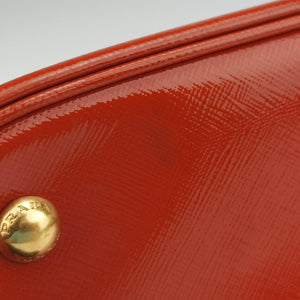 Pre-owned Prada Galleria Orange SAFFIANO Leather BN2316 shoulderbag | stylenewstar