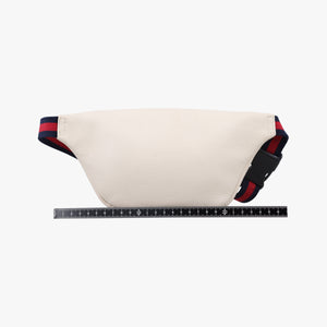 Pre-owned Gucci Print White Leather 527792 bum bag/waist bag | stylenewstar