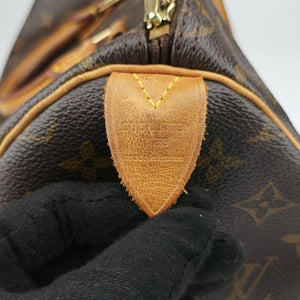 Pre-owned Louis Vuitton Speedy 35 Monogram/Brown Monogram canvas M41524 handbag | stylenewstar