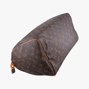 Pre-owned Louis Vuitton Speedy 35 Monogram/Brown Monogram canvas M41524 handbag | stylenewstar