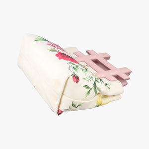 Vintage Dolce & Gabbana Floral Print Instabag White x Multicolor Canvas x Leather shoulderbag | stylenewstar
