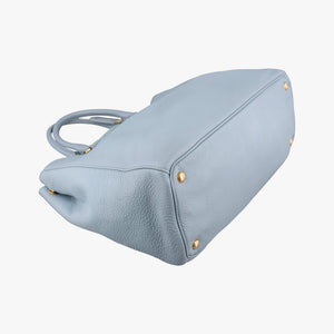 Pre-owned Prada Galleria Blue Leather BN1801 shoulderbag | stylenewstar