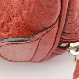 Pre-owned Gucci Joy Guccissima Orange Leather 265697 handbag | stylenewstar