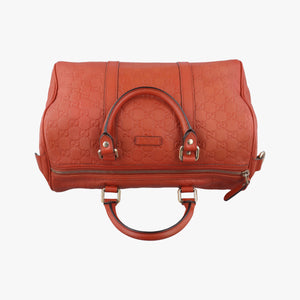 Pre-owned Gucci Joy Guccissima Orange Leather 265697 handbag | stylenewstar