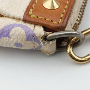 Pre-owned Louis Vuitton Pochette Accessoires white Monogram Multicolor M92649 shoulderbag | stylenewstar