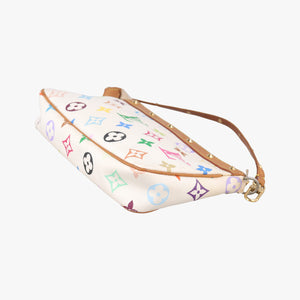 Pre-owned Louis Vuitton Pochette Accessoires white Monogram Multicolor M92649 shoulderbag | stylenewstar