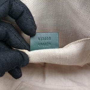Secondhand Gucci Bee Web Green Leather 412008 shoulderbag | stylenewstar