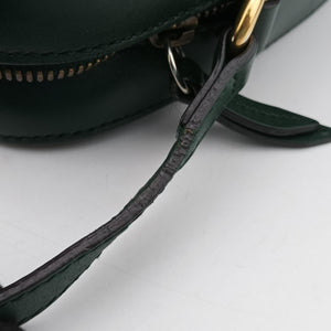 Secondhand Gucci Bee Web Green Leather 412008 shoulderbag | stylenewstar