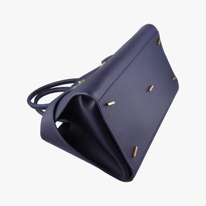 Pre-owned Ferragamo hug Navy leather shoulderbag | stylenewstar