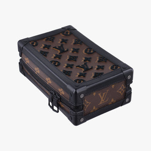 Pre-owned Louis Vuitton Vertical Soft Trunk brown×Noir Monogram Toughtage M45044 shoulderbag | stylenewstar