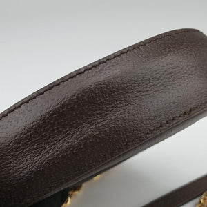 Pre-owned Gucci Ophidia Brown×beige×multi PVC coated canvas×Leather 550618 shoulderbag | stylenewstar