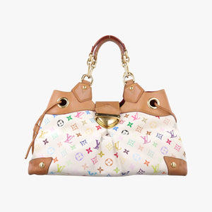 Vintage Louis Vuitton URSULA white Monogram Multicolor M40123 handbag | stylenewstar