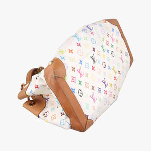 Vintage Louis Vuitton URSULA white Monogram Multicolor M40123 handbag | stylenewstar