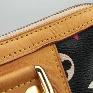Pre-owned Louis Vuitton COURTNEY MM Noir Monogram Multicolor M45642 shoulderbag | stylenewstar
