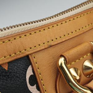 Pre-owned Louis Vuitton COURTNEY MM Noir Monogram Multicolor M45642 shoulderbag | stylenewstar