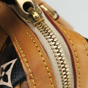 Pre-owned Louis Vuitton COURTNEY MM Noir Monogram Multicolor M45642 shoulderbag | stylenewstar