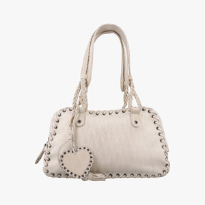 Vintage Christian Dior Dior Romantique Beige Oblique Canvas shoulderbag | stylenewstar