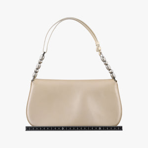 Pre-owned Christian Dior Maris Pearl White leather shoulderbag | stylenewstar