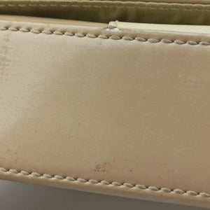 Pre-owned Christian Dior Maris Pearl White leather shoulderbag | stylenewstar