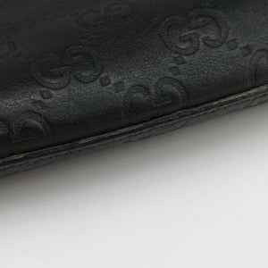 Secondhand Gucci GG Imprime messenger Black Leather 473882 shoulderbag | stylenewstar