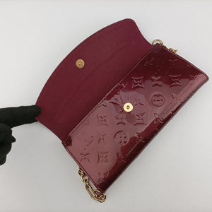 Pre-owned Louis Vuitton Sunset Boulevard Monogram Rouge Fauvist Vernis M91679 handbag | stylenewstar