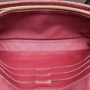 Pre-owned Louis Vuitton Sunset Boulevard Monogram Rouge Fauvist Vernis M91679 handbag | stylenewstar